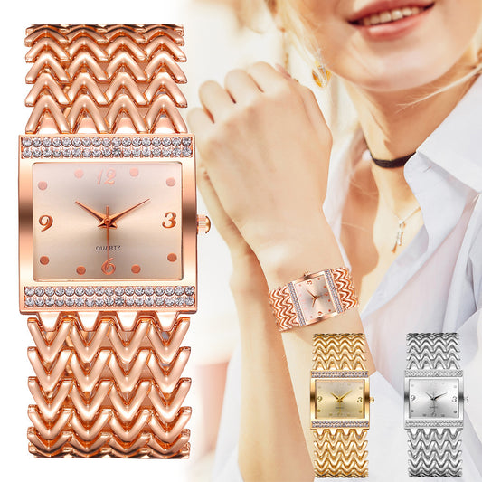 Wide Strap Women's Watch