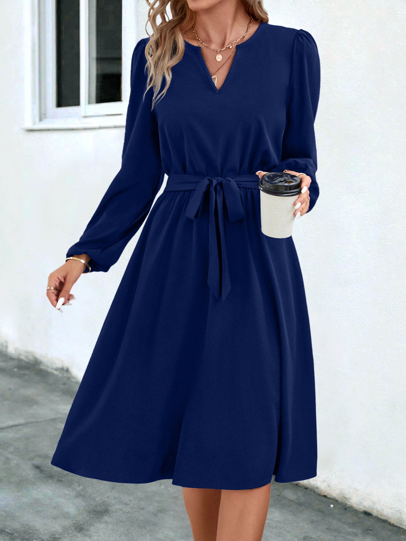 V Neck Dress