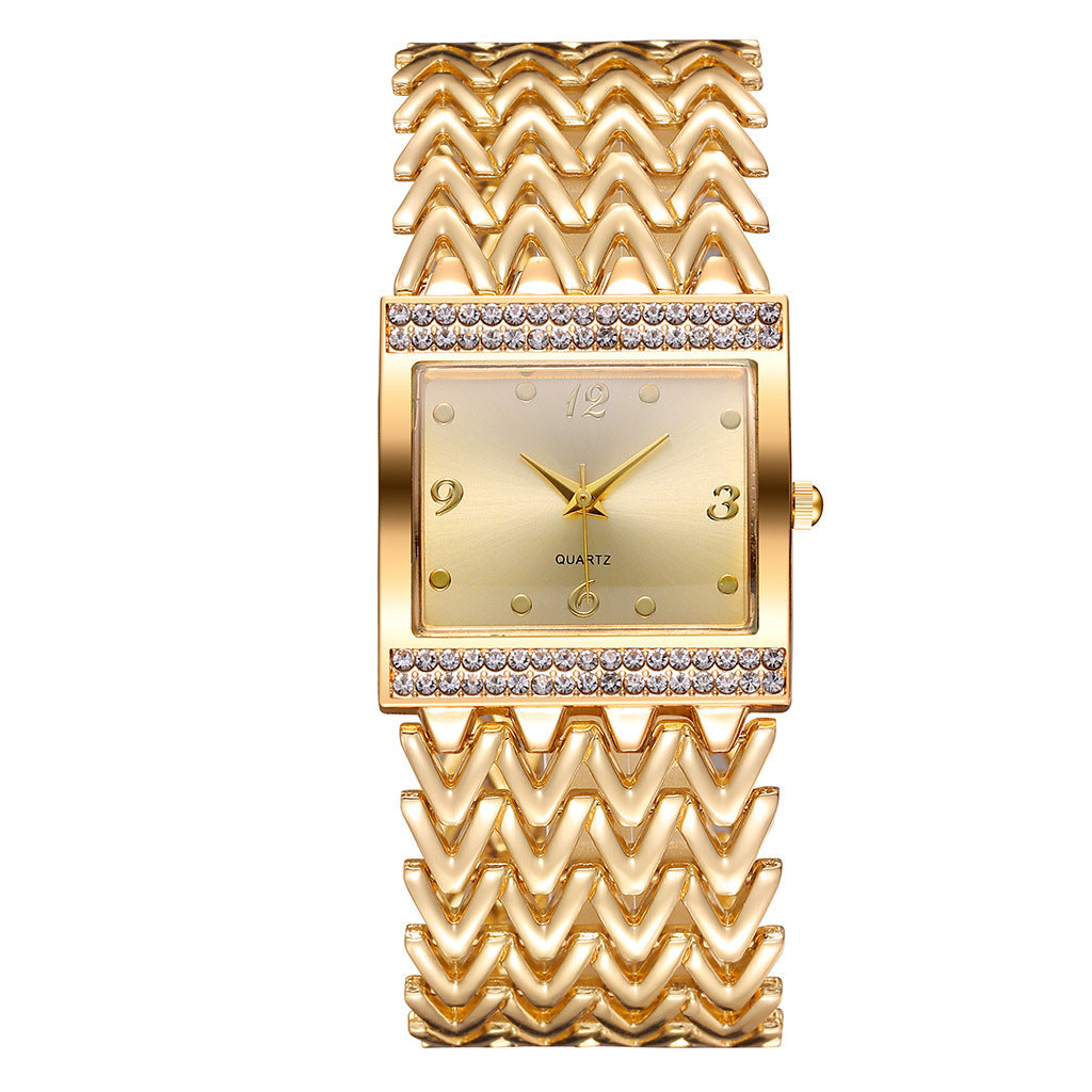 Wide Strap Women's Watch