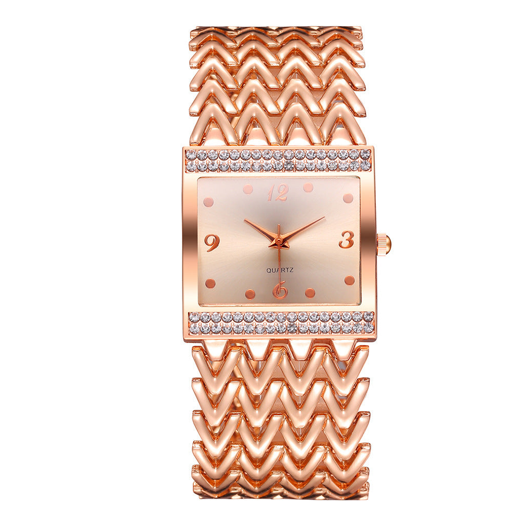 Wide Strap Women's Watch