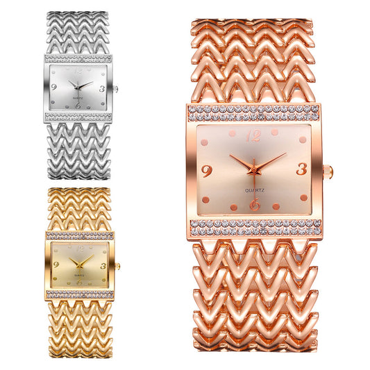 Wide Strap Women's Watch